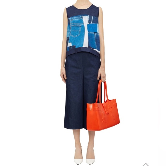GREAT BAG CO Model M. Topaz tote Height / NWT 
Length: 16 in.
Depth: 6 in. - Picture 5 of 7